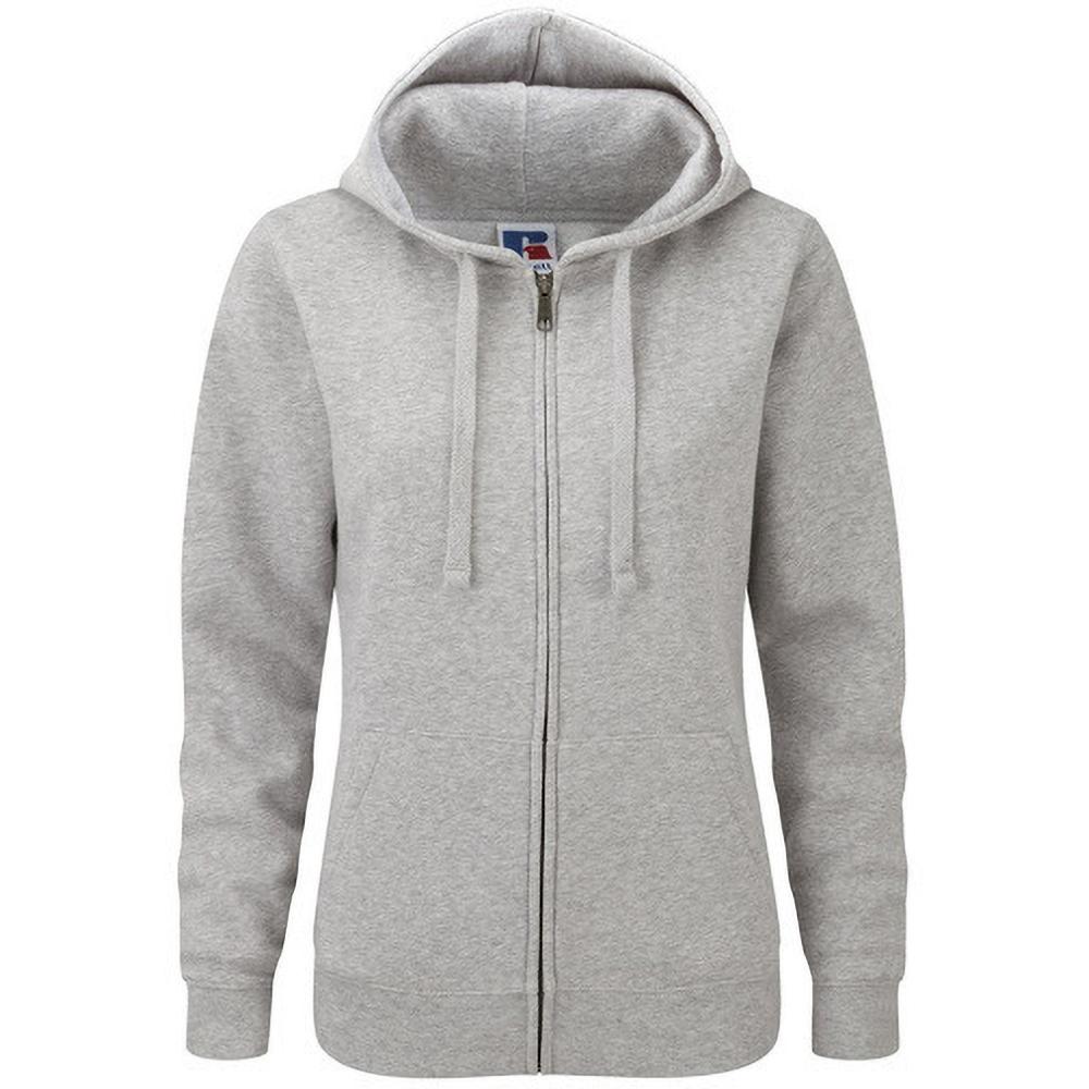 Russell Mens Authentic Full Zip Hooded Sweatshirt / Hoodie
