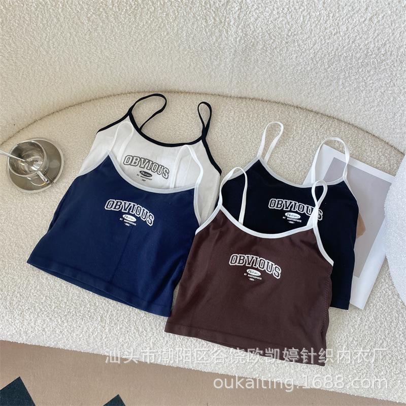 Американский ретро-халтер-маленький жилет женский летний Spice Girls Design Sense без рукавов короткий облегающий внутри топ для ношения на улице