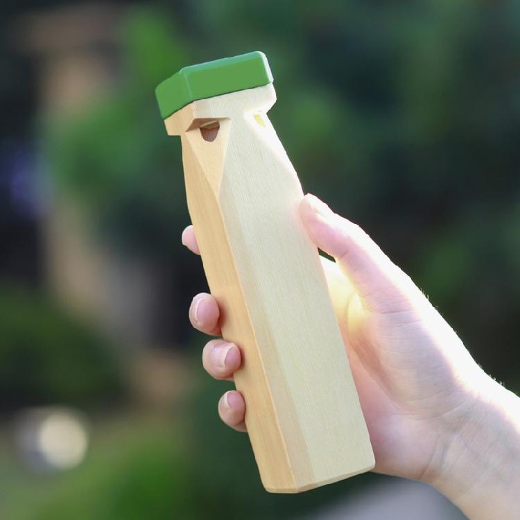 Wooden Train Whistle Orff Musical Instrument Toy Steam Flute Instruments Toy