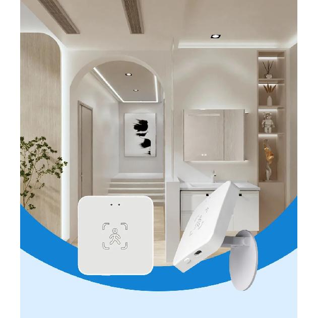Tuya Zigbee/WiFi Умный датчик присутствия человека Миллиметровый радарный детектор Детекция освещенности/расстояния Для Z2M Поддержка Home Assistant