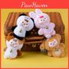 Cute Dog Plush Toy Keyring With Short Plush Material For Backpacks And Gifts