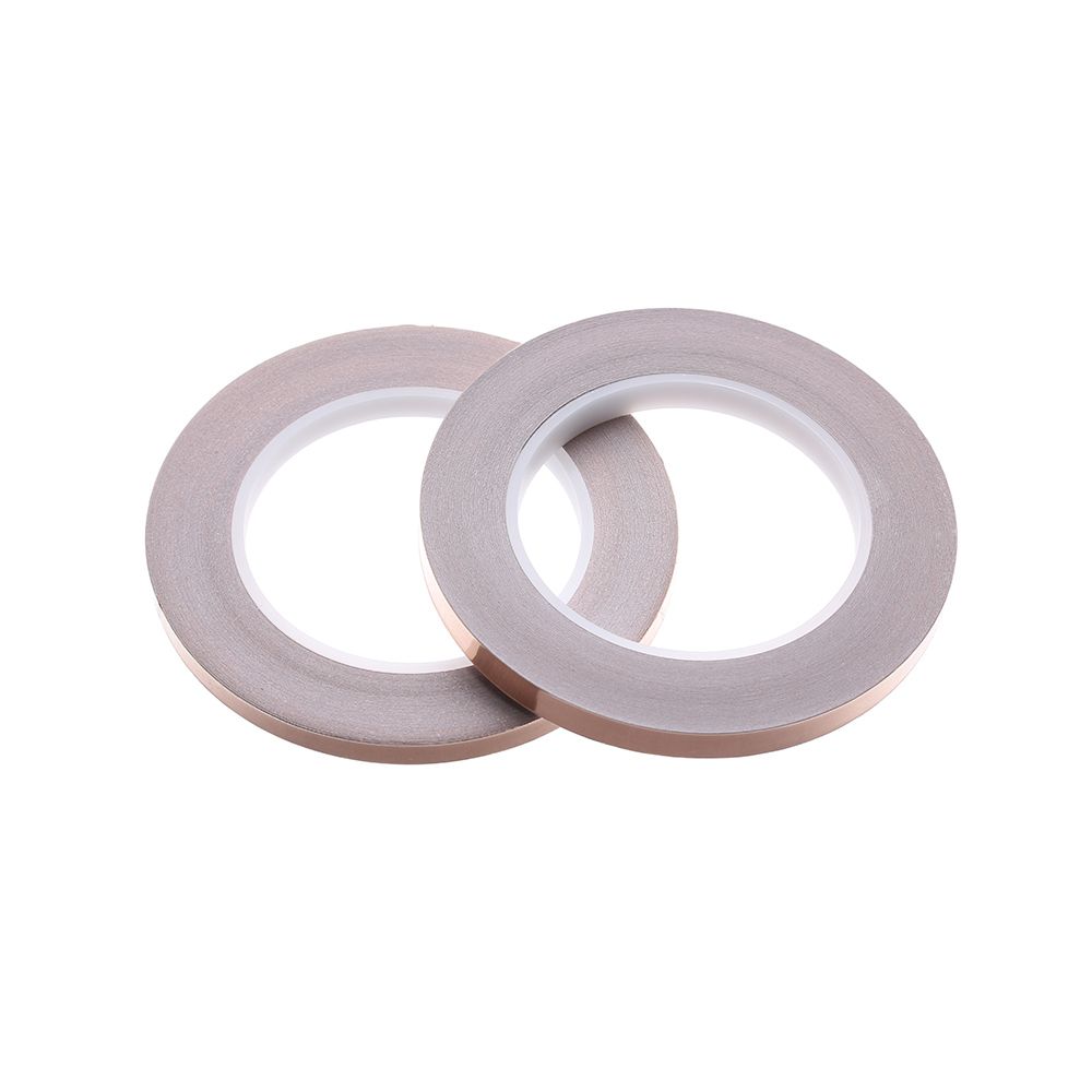 Защита от ЭМИ Клей Экранирование Термостойкая Медная Фольга Лента Полоска Клейкая Односторонняя Проводящая
