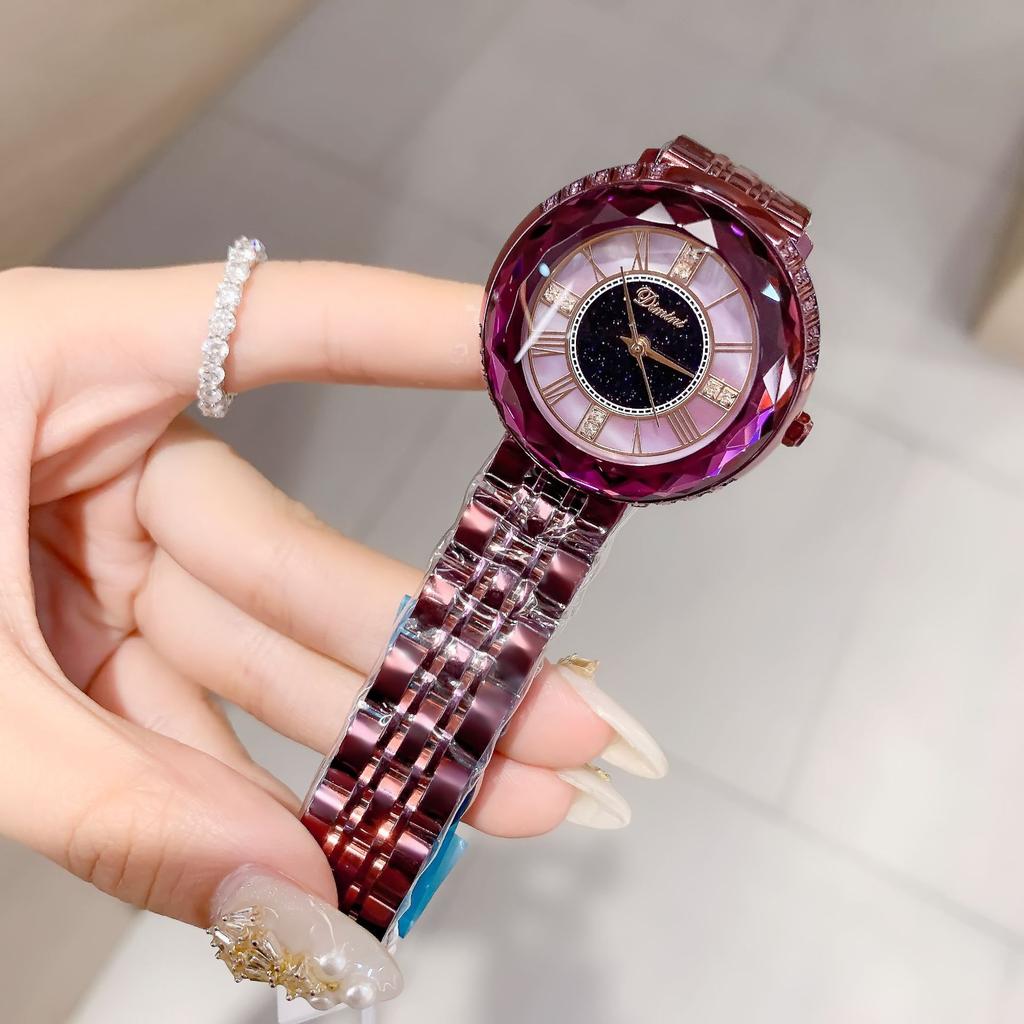 Женские часы со стальным ремешком, модная серия, китайский подарок на День святого Валентина, водонепроницаемые, легкие, роскошные женские кварцевые часы для женщин