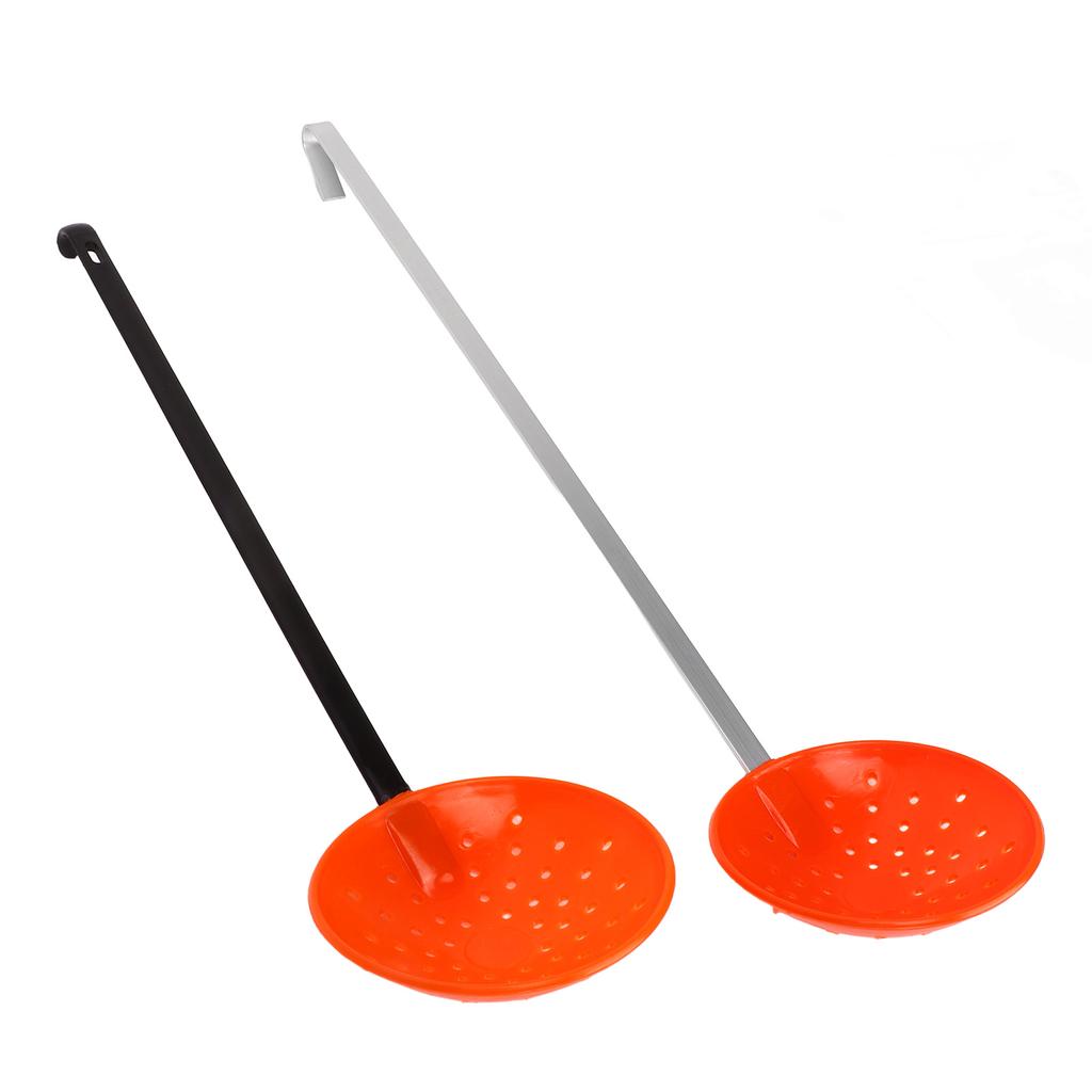 2 шт. черпака для подледной рыбалки, быстрое фильтрующее сито, черпак с ручками из пластика и алюминиевого сплава