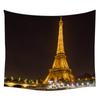 Парижская башня, украшение дома, настенный гобелен, художественный ориентир, ночной вид на город, современная мода, настенный гобелен