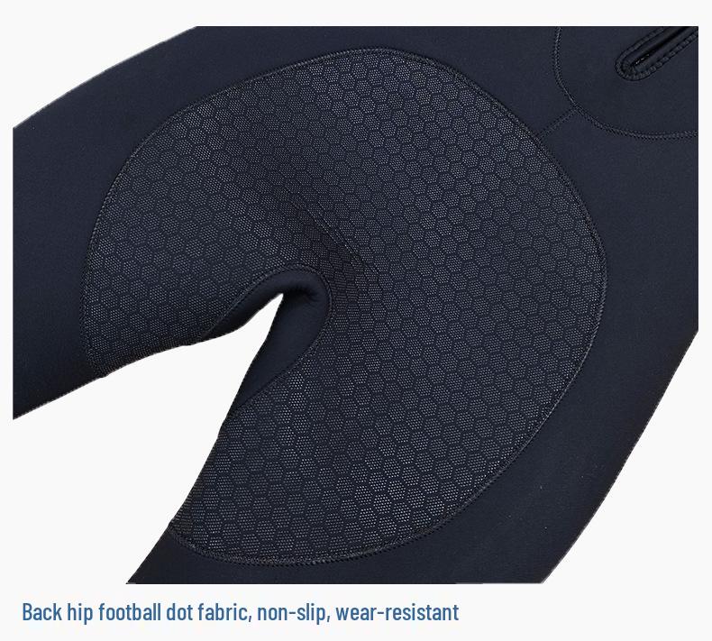 Гидрокостюм OUZO7mm CR Super Elastic с длинным рукавом - Толстый, Защищающий от холода для серфинга, фридайвинга и подводного плавания