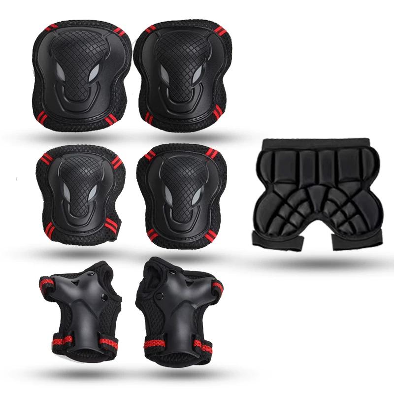 Roller Skating Protective Gear Thickened Set Adult and Children Knee Pads Men and Women Skateboarding the Skating Shoes Skating Balance Bike Helmet