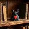 Dark Style Ornament Cute Red Heart Bat 3D Printed Halloween Decoration Novelty Tabletop Sculpture for Spooky Love Design Party Haunted House