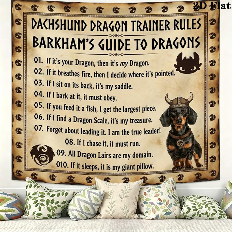 How Train Dragon Wall Tapestry Aesthetic Wall Hanging Printed Fabric Blanket Decorative Tapestries For Bedroom Living Room Home Decor
