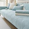 Solid Color Cotton Sofa Mat Non-slip Universal Sofa Cover Towel Anti-dirty All Seasons Couch Protector for Living Room Home