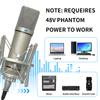 KDES U87 AI XLR Condenser Microphone Professional Cardioid Studio Mic for Recording Podcasting Voice Over Streaming Home Studio