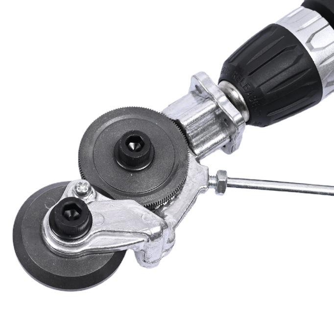 Электрическая дрель Металлическая пластина Вспомогательный резак 0,8 мм Металлическая железная жесть Инструмент для быстрой резки Трудосберегающий электрический сверлильный станок Аксессуар Модернизированные ножницы