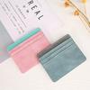 1 шт., держатель для удостоверений личности из искусственной кожи, яркий цвет, банковская коробка для кредитных карт, тонкий чехол для карт с несколькими слотами, кошелек для женщин и мужчин, чехол для визитных карточек