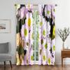 Daisy Flower Blackout Drapes ideal ideal for The Bedroom Window Fabric Drape ideal ideal for Living Room Left and Right Biparting Open High Shading