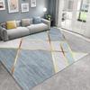 Area Mat Light Luxury Minimalist Geometric Pattern Bedroom Floor Ultra Soft Thickened Non-Slip Home Mat Easy To Clean Anti Slip Bohemian Style Rugs