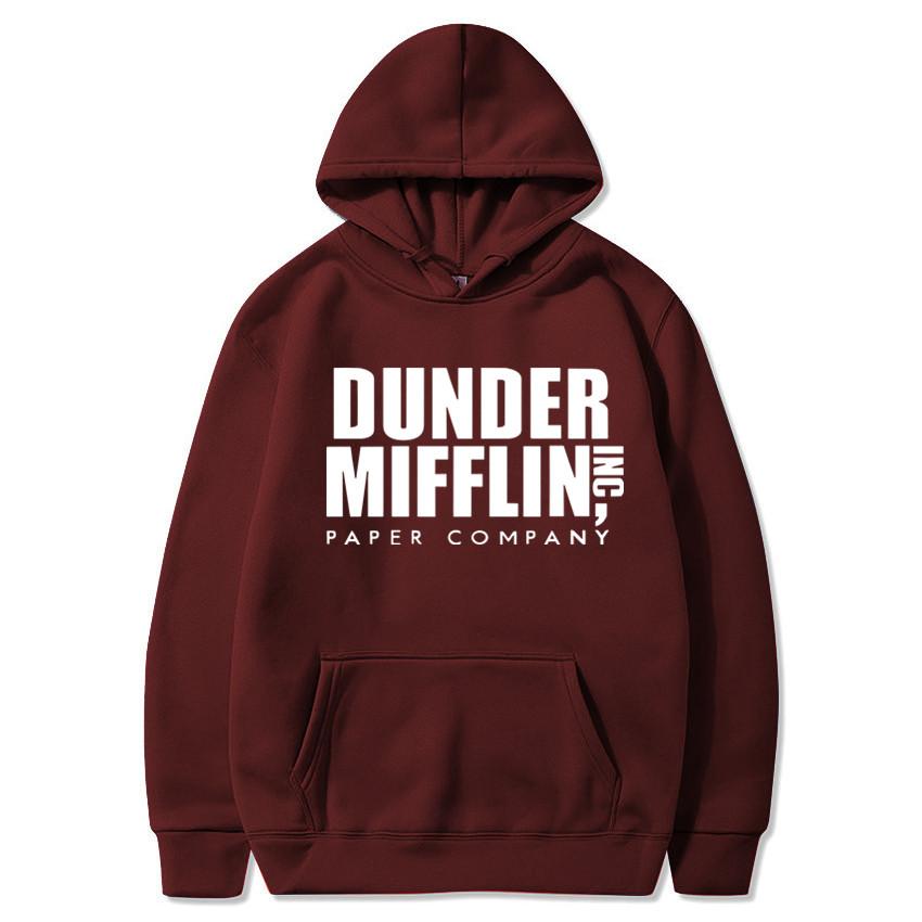 Толстовка с капюшоном Office Dunder Mufflin INC Dwight Schrute, женская толстовка с капюшоном, повседневный свитер с капюшоном