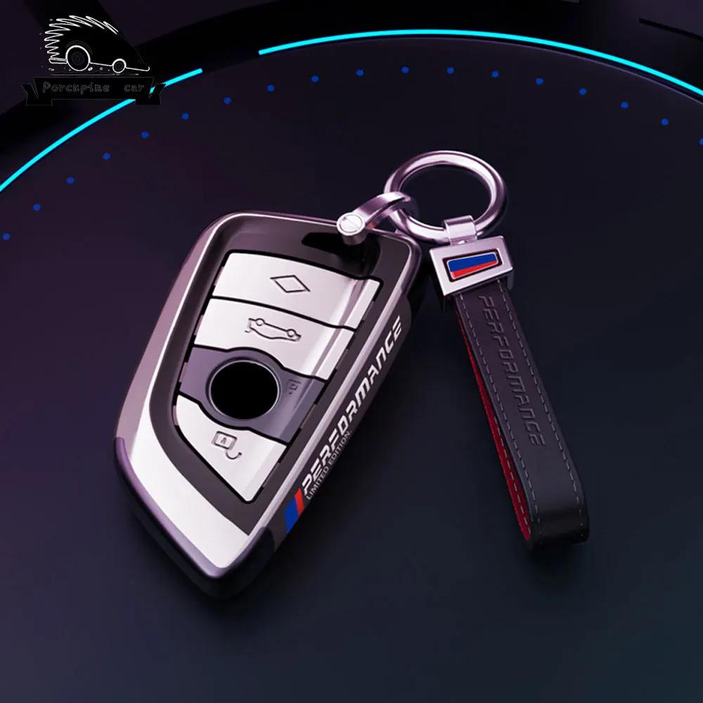 BBKJ7 PC plating Car Remote Key Case Cover Shell Fob For BMW X1 X3 X4 X5 X6 F15 F16 G30 G20 3 5 7 Series G01 G02 G05 G11 G32 F48 F39