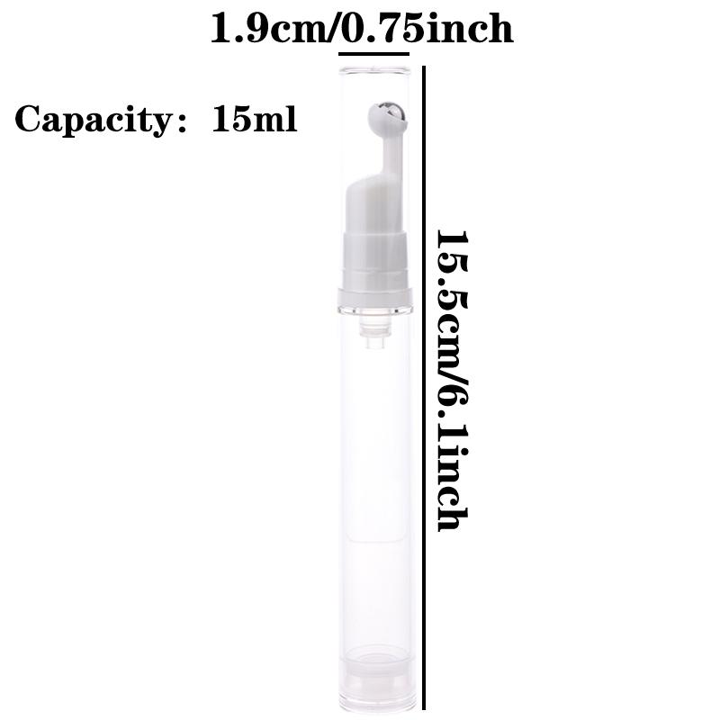 15 мл жидкая основа многоразовые флаконы косметика крем для глаз роликовый шарик вакуумный флакон дорожный портативный пустой флакон