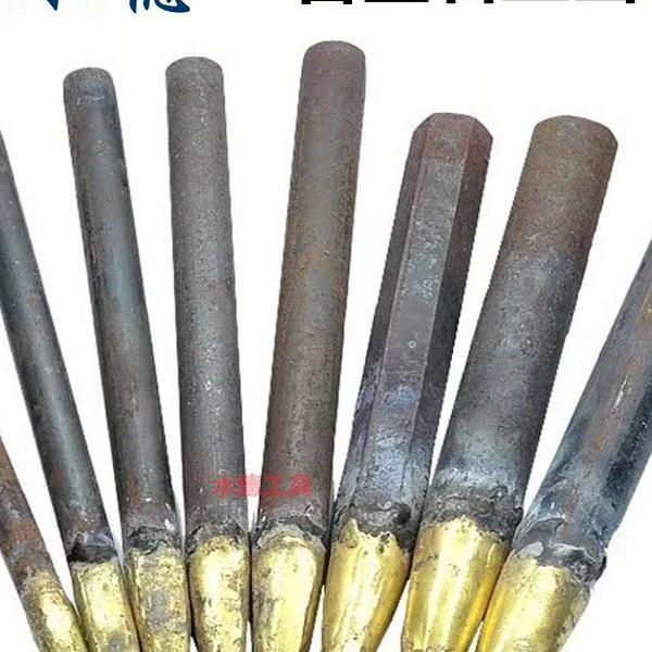 Набор ручных долот из легированной стали для резьбы по камню и печатям - Новый инструмент каменотеса