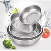 1 шт. Корзина для сбора отходов из нержавеющей стали с плотными отверстиями, однокольцевое сито для мытья овощей и риса, кухонные принадлежности для хранения