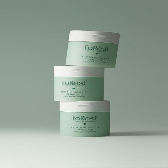 Увлажняющие подушечки Green Finger Forest Phyton Cica Serum Pads 70 листов