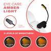 Rechargeable Clip On Blue Blocking Amber LED Light for Reading in Bed 1600K Eye Care Light for Strain-Free Healthy Eyes