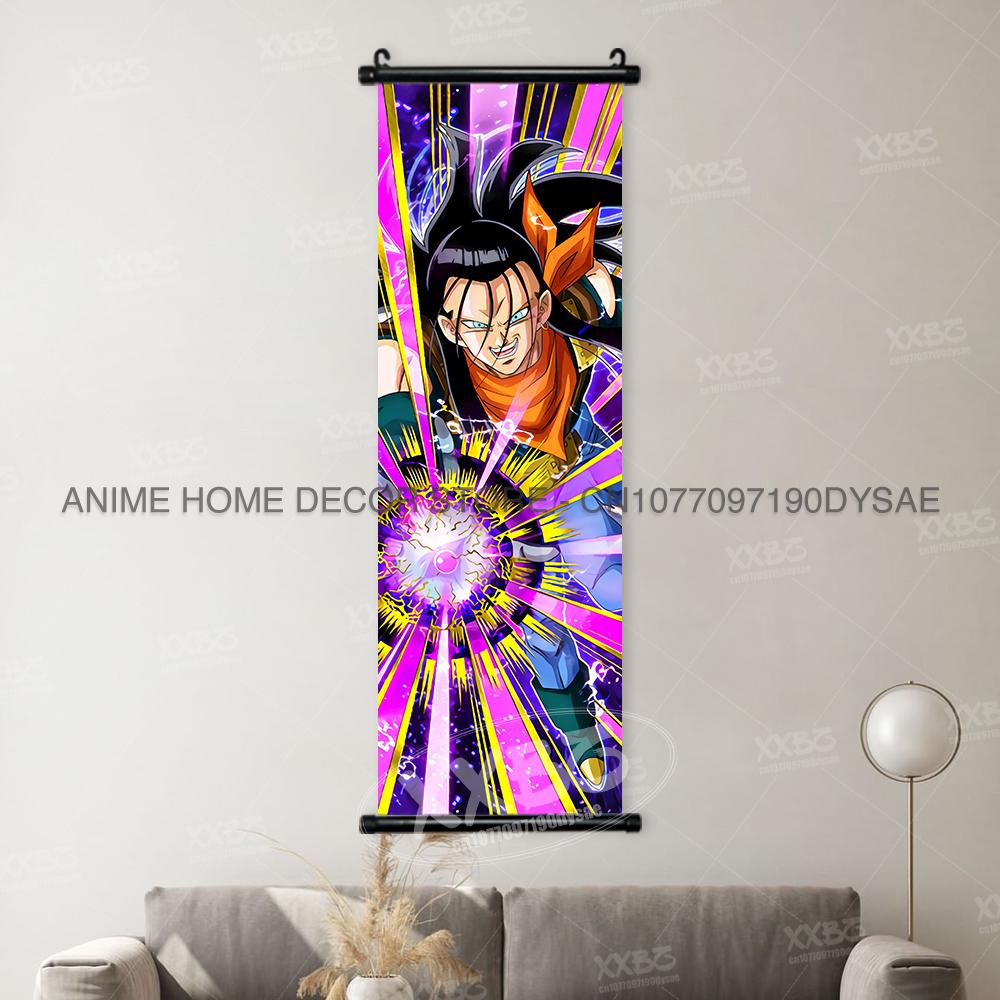 Постер Dragon Ball Настенное искусство Бирус Аниме Обои Вис Свитки Картина Веджета Домашний Декор Маджин Буу Декоративная Картина Транкс