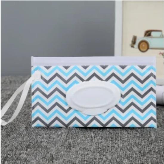 Сумка для влажных салфеток для малышей, симпатичная, с застежкой-липучкой, многоразовая сумка для влажных салфеток, откидная крышка, коробка для салфеток, полезный аксессуар для детской коляски на открытом воздухе