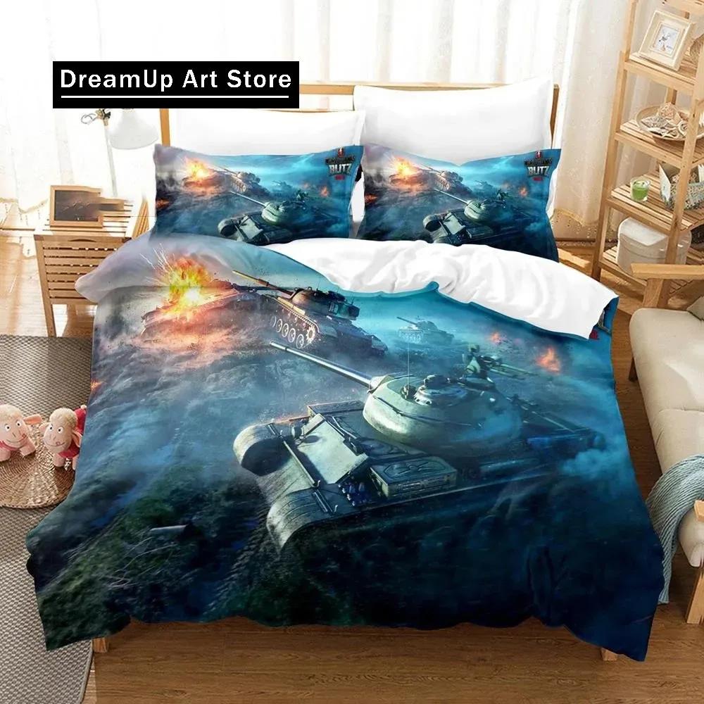 3D Print Game World of Tanks Fashion Bedding Set Boys Girls Twin Queen King Size Duvet Cover Pillowcase Bed boys Adult Bedroom