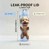 1PC Fluffy Puppy Dog Cute Pet Print 750ml Color Plastic Sports Water Bottle Leakproof Flip Straw Lid Suitable for Sports Office Home Use