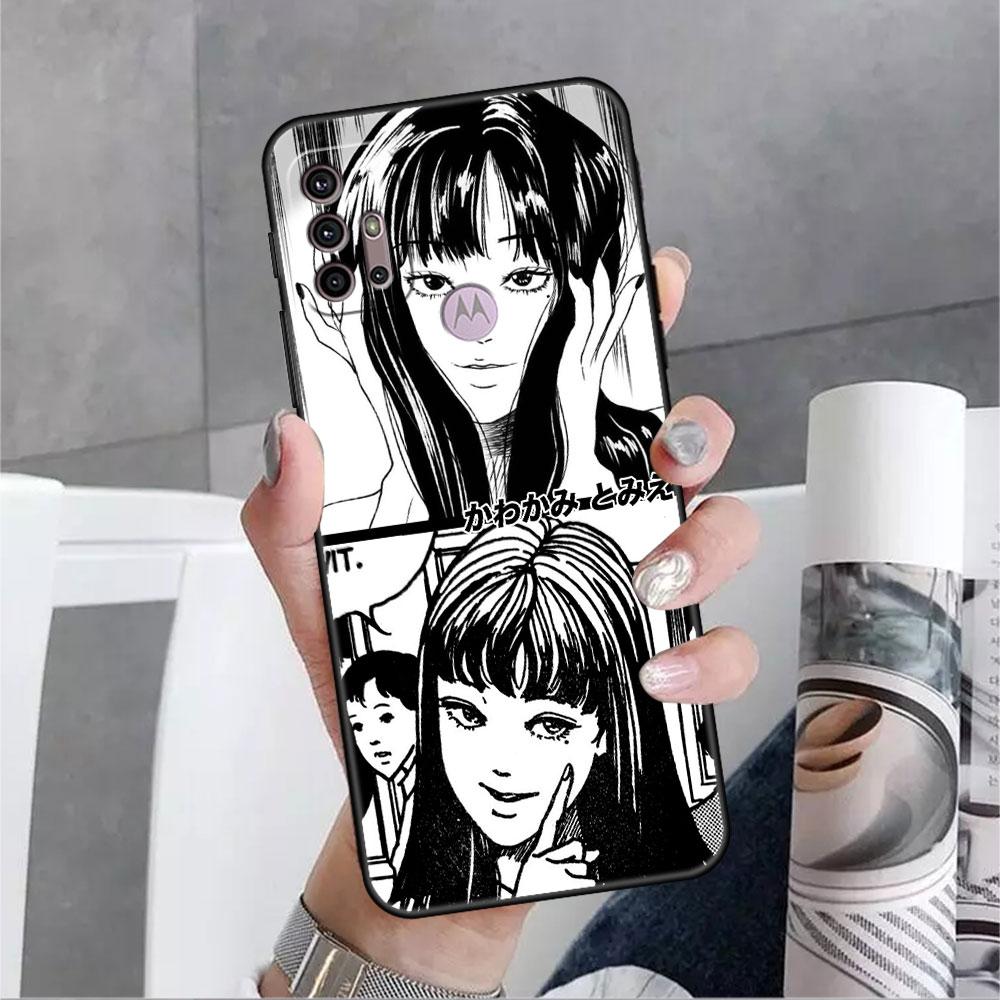 Case For Motorola G30 G60 G9 Play One Fusion Plus Edge 20 G8 Power Lite G22 G50 G200 G51 G71 Phone Cover Junji Ito Tees Horror