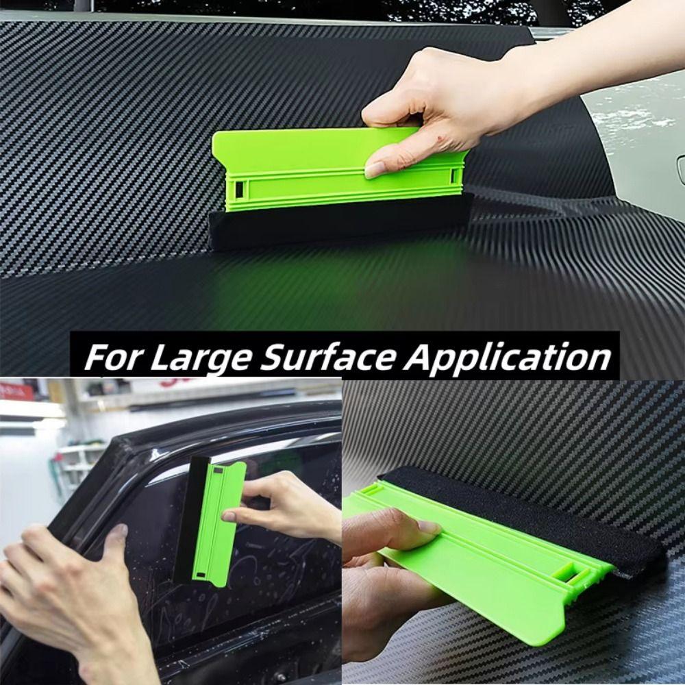 2Pcs Scratch-Free Window Tint Felt Squeegee Felt Edge Wallpaper Smoother Wallpaper Installation