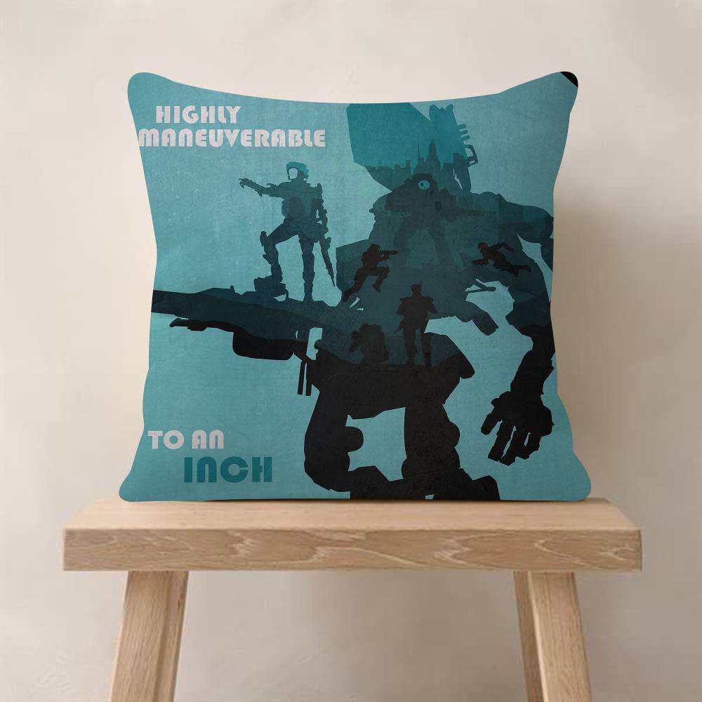 Game TTitanfall 2 Pillow Gift Home Office Decoration Pillow Bedroom Sofa Car Cushion CoverPillow Case