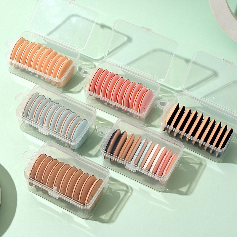 Мини-спонж для макияжа Pinky Air Cushion: Влажная/сухая, невпитывающая пуховка для нанесения жидкой тональной основы.