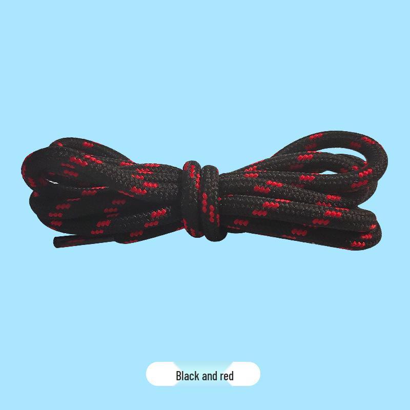 Round Non-Slip Durable Shoelaces for Martin Boots - Vertical Stripes for Outdoor Shoes