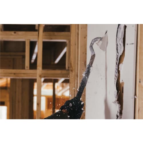 Spec Ops SPEC-D30PRY Tools 30-inch Wrecking Crowbar with Teardrop Nail Puller and Prybar End, High Carbon Steel, 3% Donation To Veterans, Black/Tan