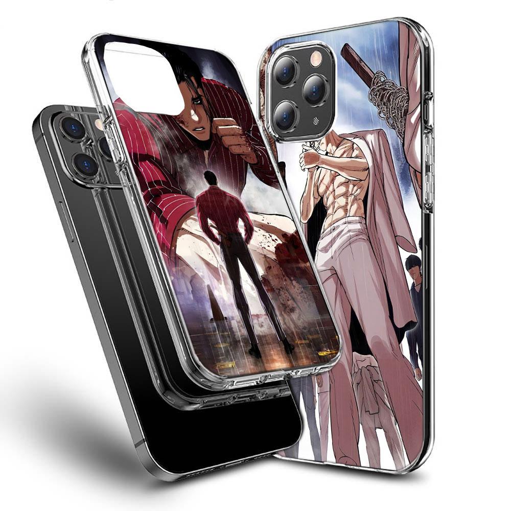 Чехол для телефона Jonggun Lookism Для iPhone 16E 15 Pro 14 Plus 17E 16 17 Pro Max Air 11 12 13 Mini Ударопрочный Capa Милый Чехол TPU
