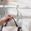 Многофункциональный вращающийся крючок для одежды без пробивания отверстий, вращение на 4 когтя, органайзер для ремней и шарфов, вешалка для одежды и пальто для гардероба