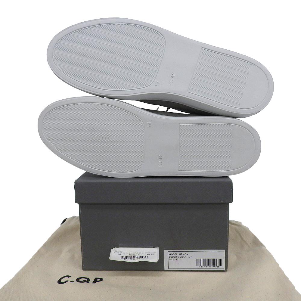 CQP GENOA Мужские замшевые кроссовки на шнуровке, низкие, серые, размер 10.8" обувь 43 серыйБ/у