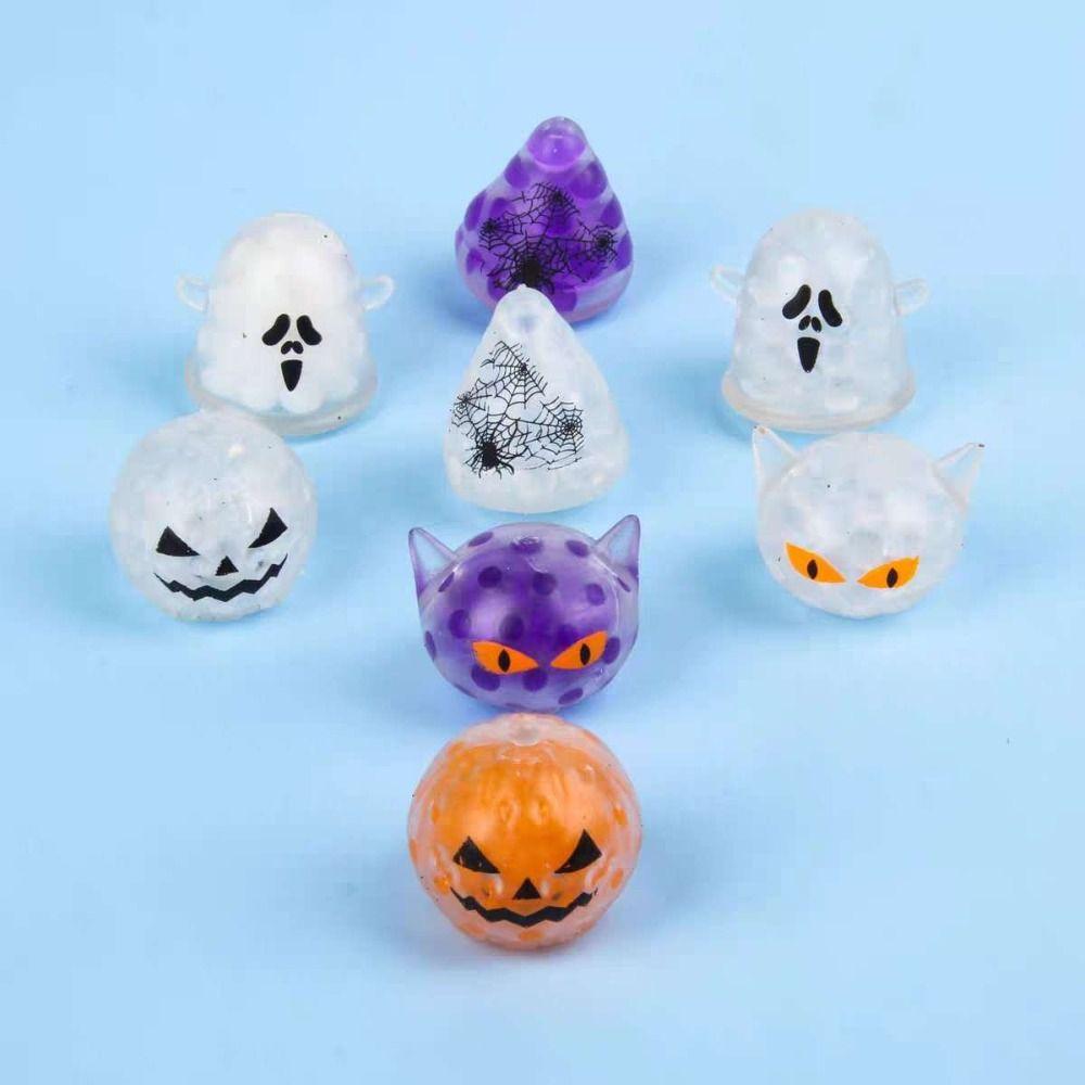 Little Ghost Bead Ball Squeeze Toy Prank Toy Water Ball Vent Ball Halloween Gift   Party Favors