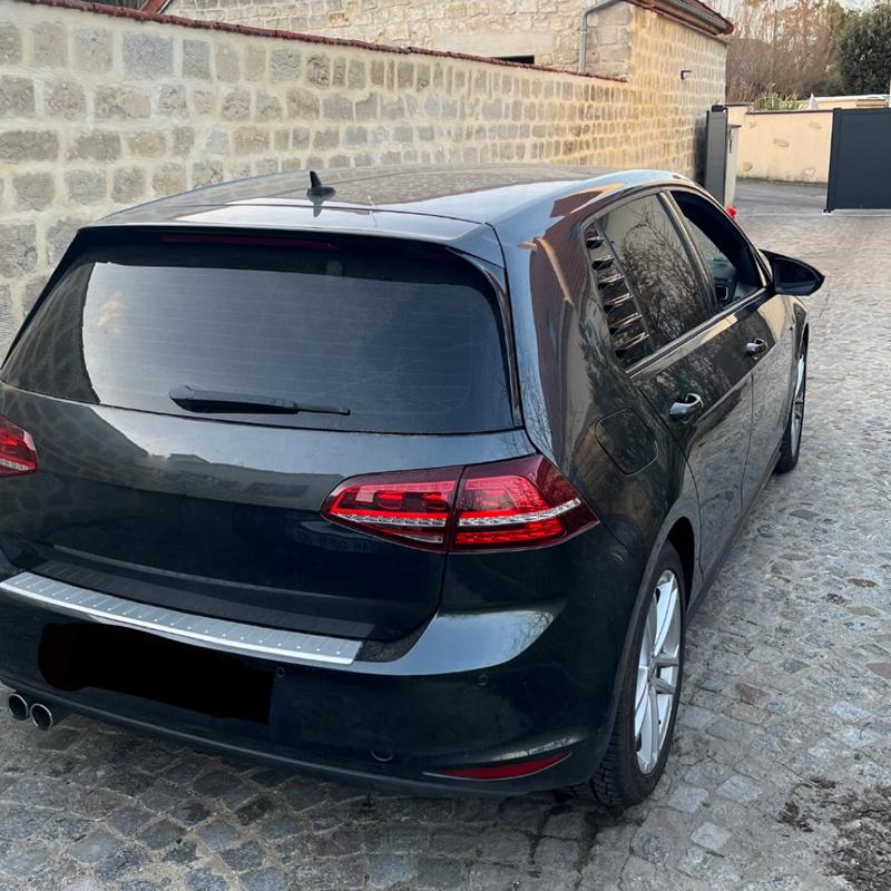 Для VW Аксессуары Golf 7 7.5 MK7 MK7.5 GTI R GTD 2013-2019 Задние боковые окна автомобиля Жалюзи Воздуховоды лобового стекла Декоративная крышка