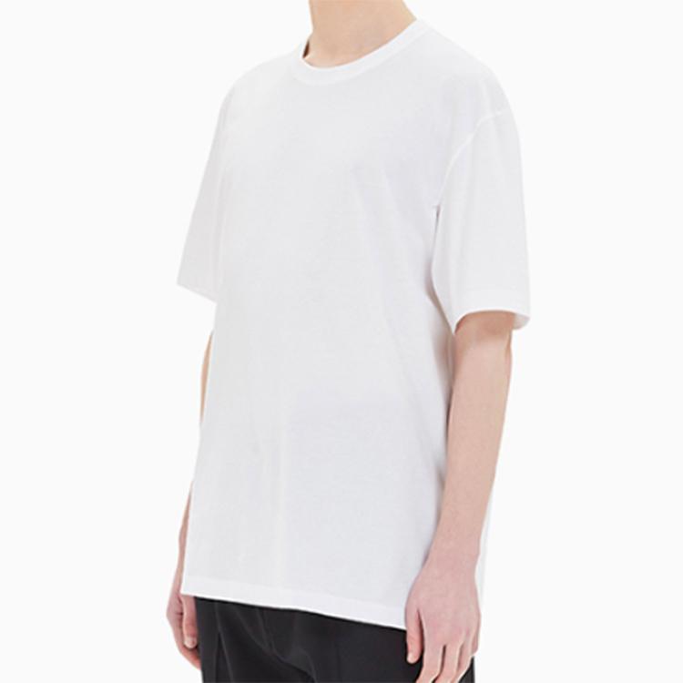 Y-3 Мужская повседневная футболка с круглым вырезом и коротким рукавом, мужские топы, белые FN3349