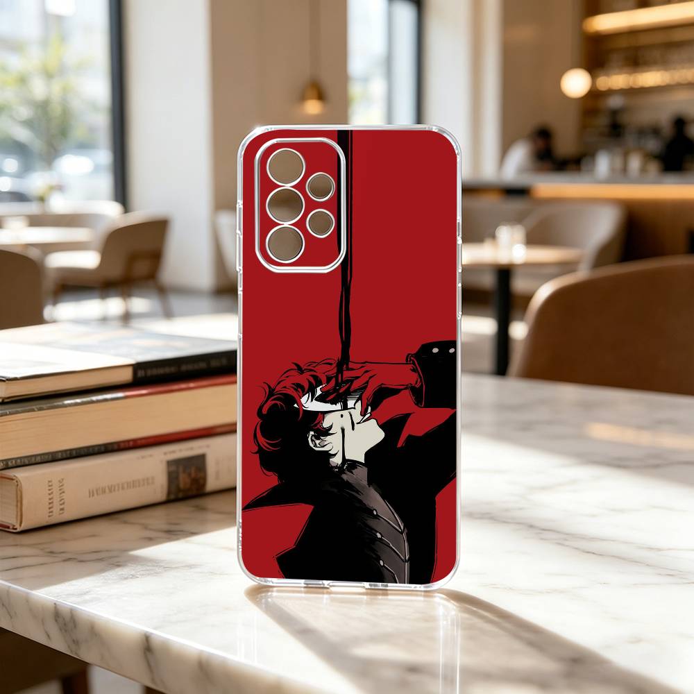 Persona-A Ю Наруками Рэн Амамия Игровой Чехол для Телефона Прозрачный Силиконовый Мягкий Для SamsungS25,S24,S21,S22,S23,S30,Ultra,S20,Plus,Fe