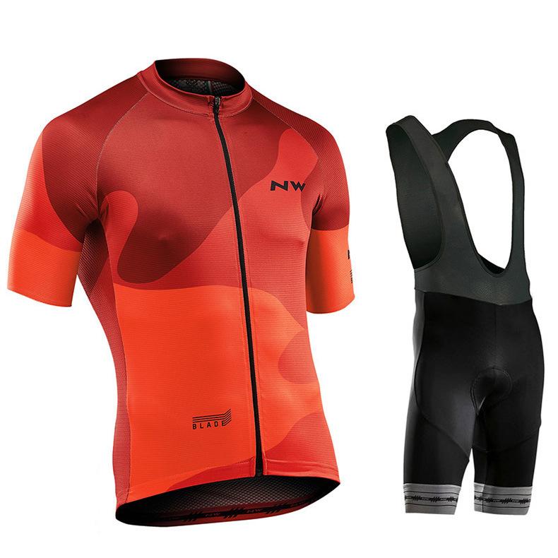 New NW Cycling Suit Men's Summer Mountain Road Racing Suit Breathable Outdoor Riding Equipment