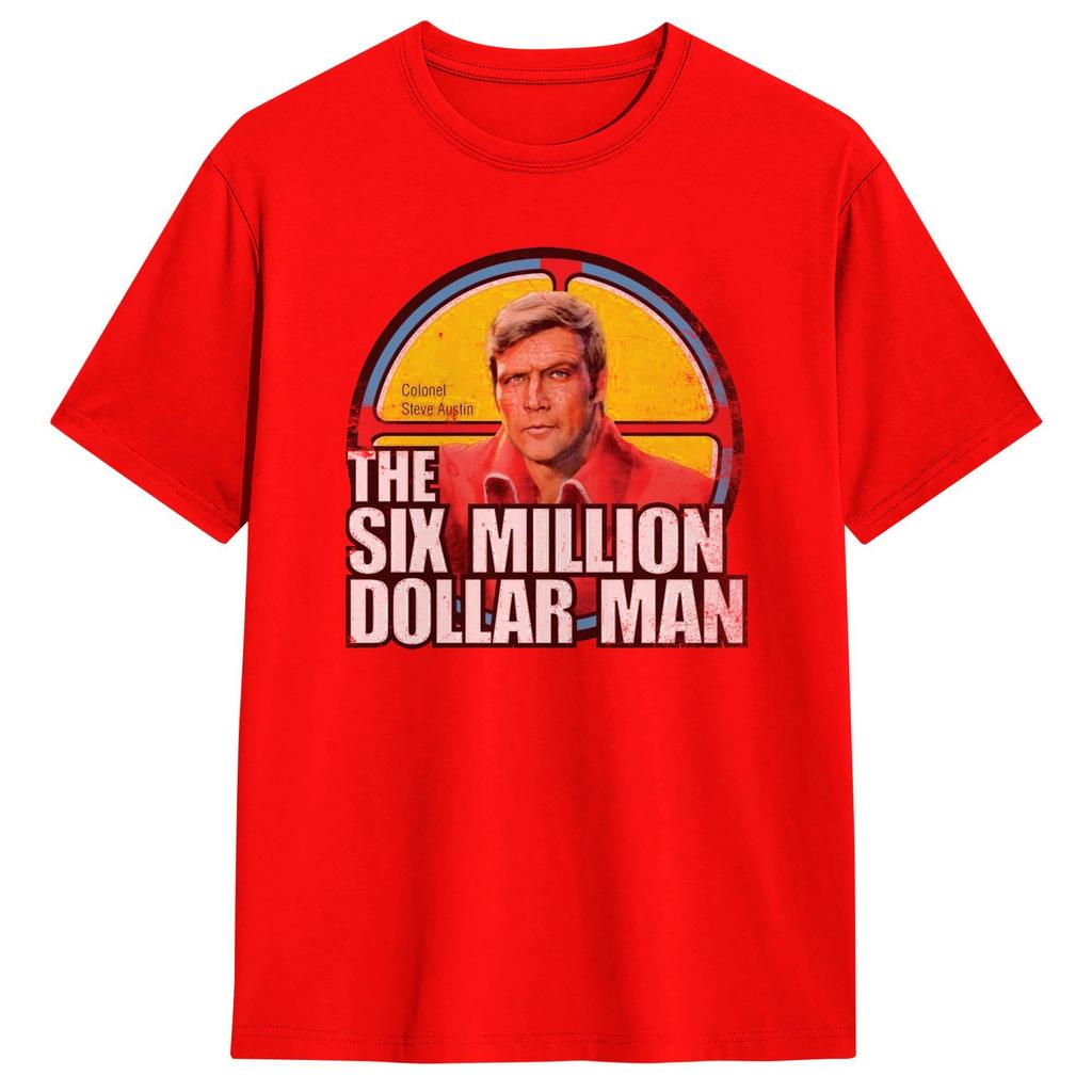 Six Million Dollar Unisex Tv T Shirt Summer Cotton TShirts For Unisex Popular Casual Tshirt Short Sleeve Vintage Tops