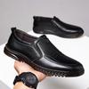 Fashion Men's Fashion Soft Soled Shoes Luxury Formal Leather Shoes Men Breathable Loafers Slip On Black Driving Male Shoes Zapatos Homme