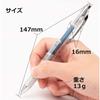 Шариковая ручка Pentel Гелевые чернила Гель Infree 0,4 мм Прозрачный корпус XBLN74TL-CA Сине-черный