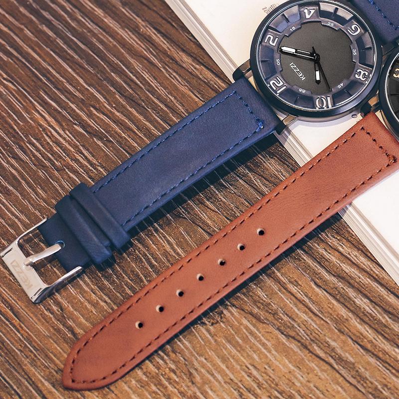 Часы Личность, Простые мужские часы, Повседневные деловые мужские часы, Модный студенческий ремень, Водонепроницаемые часы