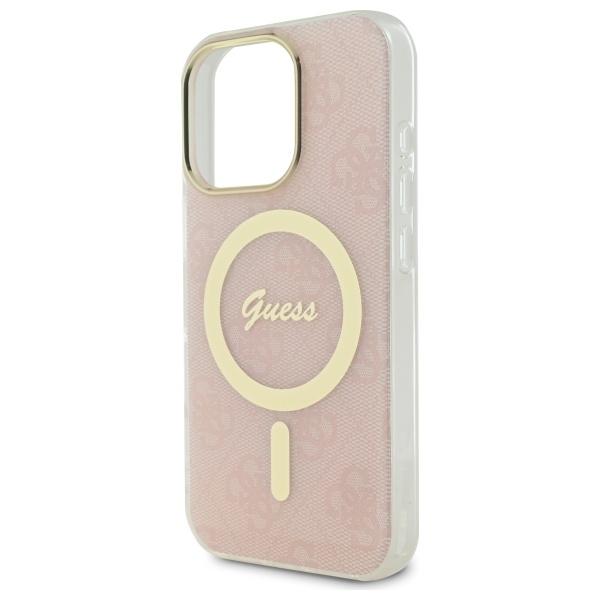 Guess Guhmp16Lh4Stp Iphone 16 Pro6.3 Różowy/Pink Hardcase Iml 4G Magsafe