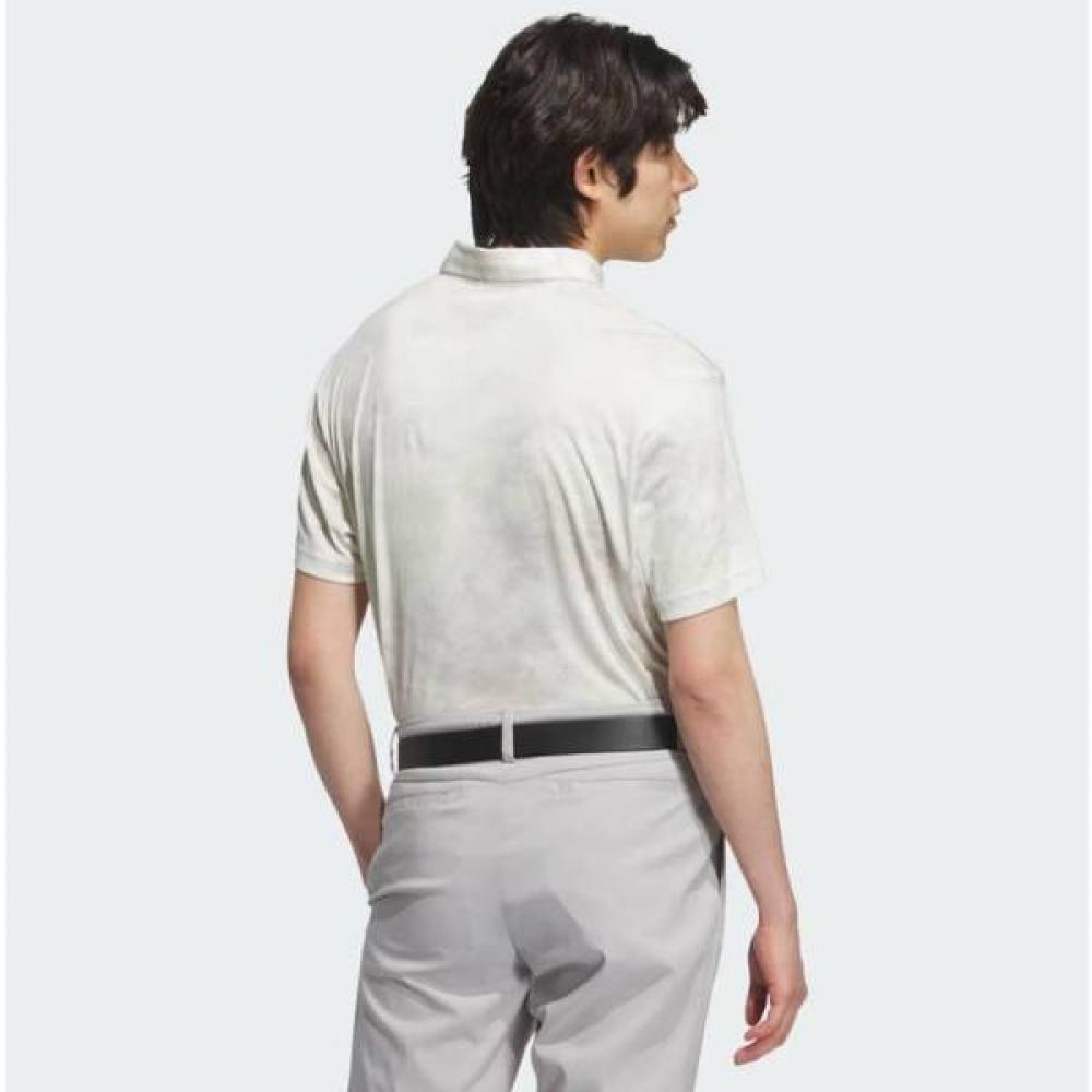 Adidas Golf Men S ShorT Sleeve T ShirT All Over prinT ShorT Sleeve Polo ShirT Je7142